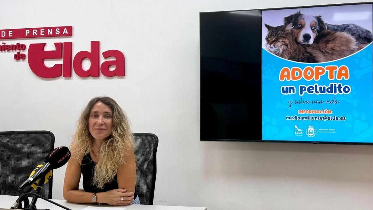 La concejala de Medio Ambiente en Elda, Cristina Rodríguez.
