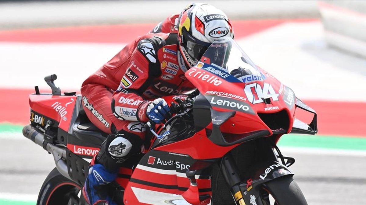 Dovizioso en acción