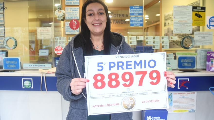 Quinto premio en A Coruña y Miño: 88979