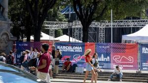 Plaza de Catalunya, escenario de la fan zone del Gran Premio de Montmeló