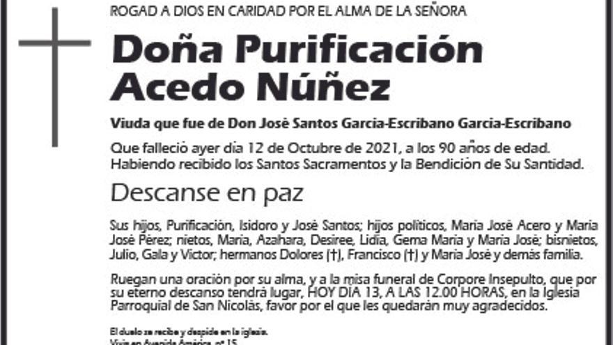 Purificación Acedo Núñez