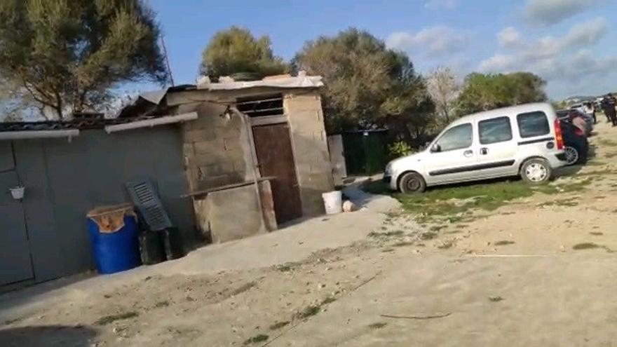 BALEARES.-Sucesos.- Desalojan una fiesta ilegal con 40 personas de 12 núcleos familiares en el camí de Son Pobre