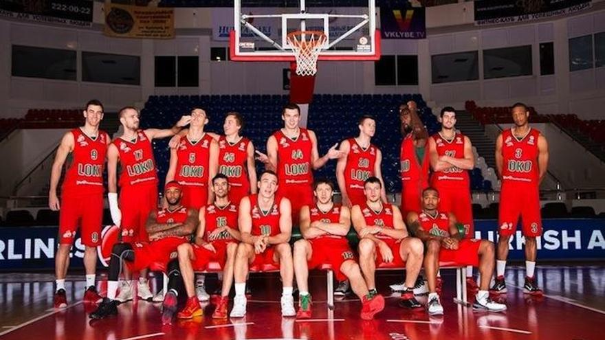 Imagen del Lokomotiv Kuban 2015/2016, rival hoy del Unicaja en el Top 16 de la Euroliga.