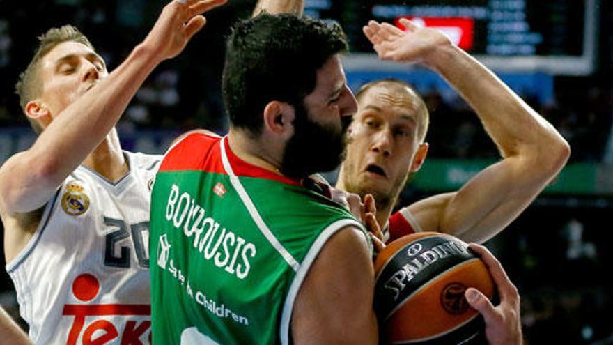 Partido de Euroliga entre Real Madrid y Laboral Kutxa