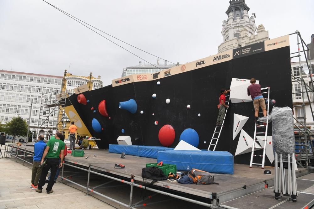 El festival reunirá en A Coruña durante tres días a más de 200 profesionales procedentes de 15 países que competirán en disciplinas como psicoblock, boulder o parkour.