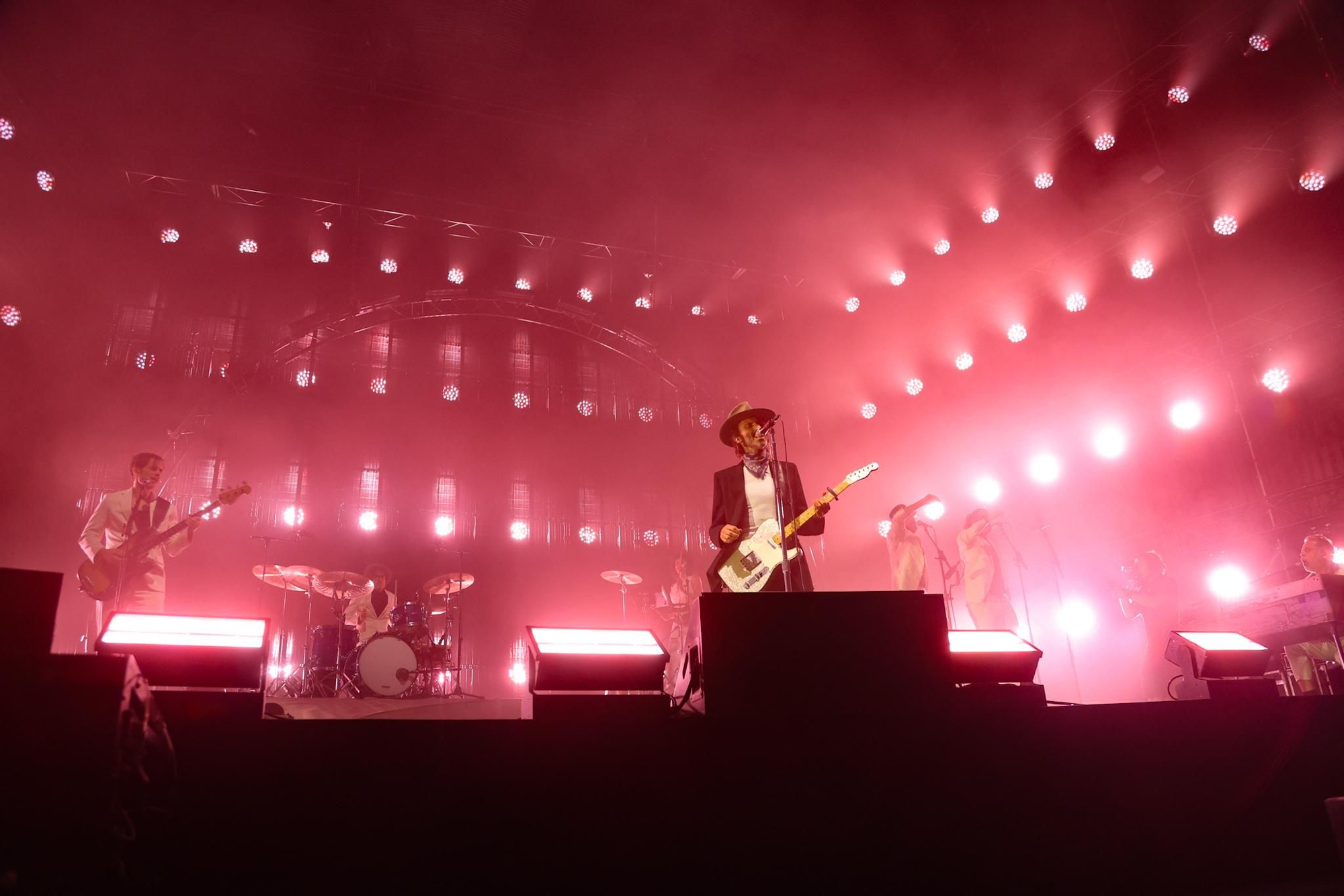 Leiva en el Muelle de Batería de A Coruña