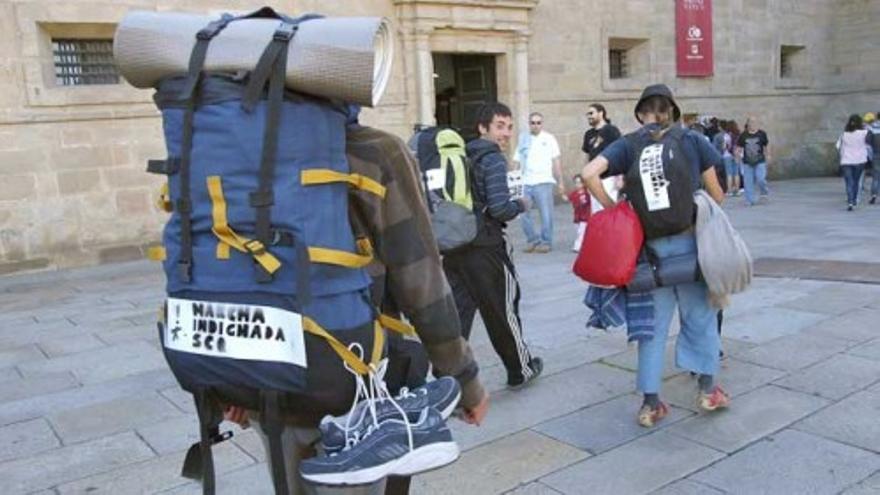 "Marchas indignadas" hacia Madrid