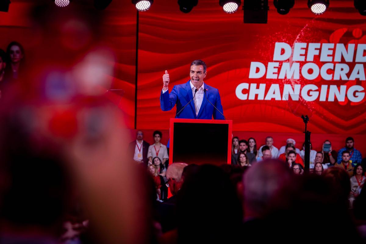 Sesión plenaria de líderes mundiales de la GMP. Intervención de Pedro Sánchez Sesión plenaria de líderes mundiales de la GMP. Intervención de Pedro Sánchez