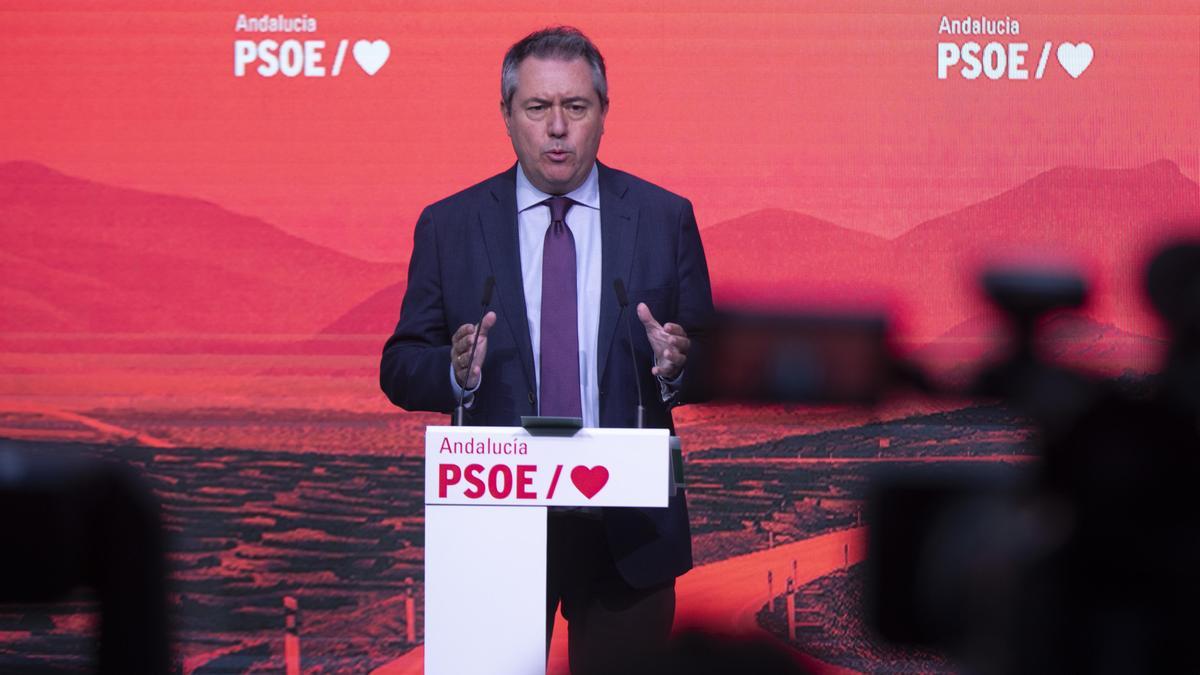 Juan Espadas, secretario general del PSOE andaluz, en una imagen de archivo.