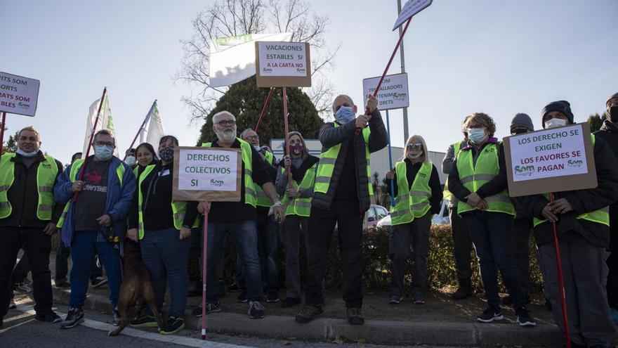 Els treballadors d’Anglès Tèxtil es tornen a mobilitzar