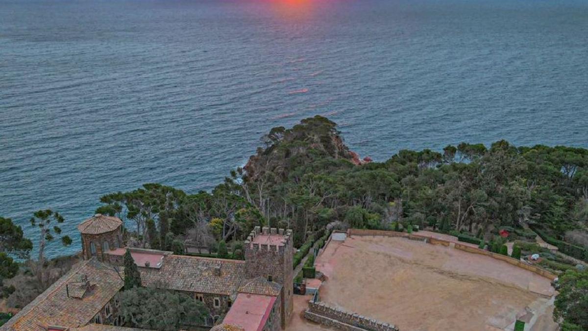 Una imatge aèria dels Jardins de Cap Roig, obtinguda amb un dron dissabte passat. | AJUNTAMENT DE PALAFRUGELL