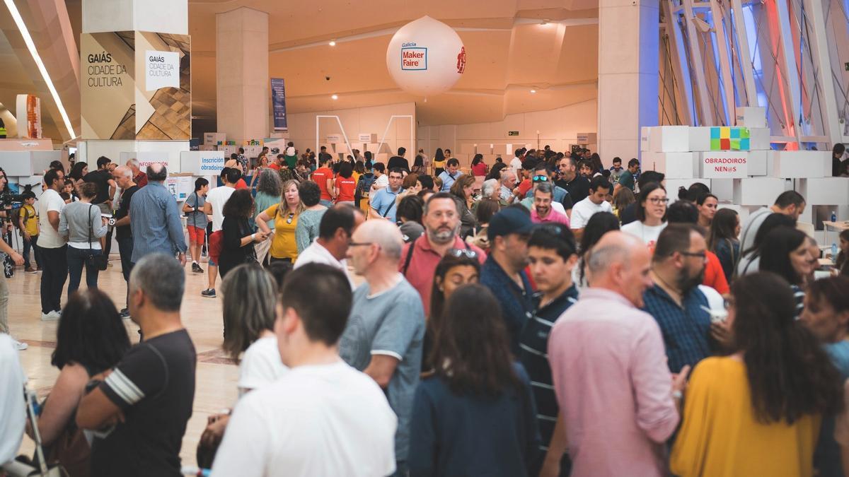 Imaxe dunha edición anterior do Maker Faire Galicia