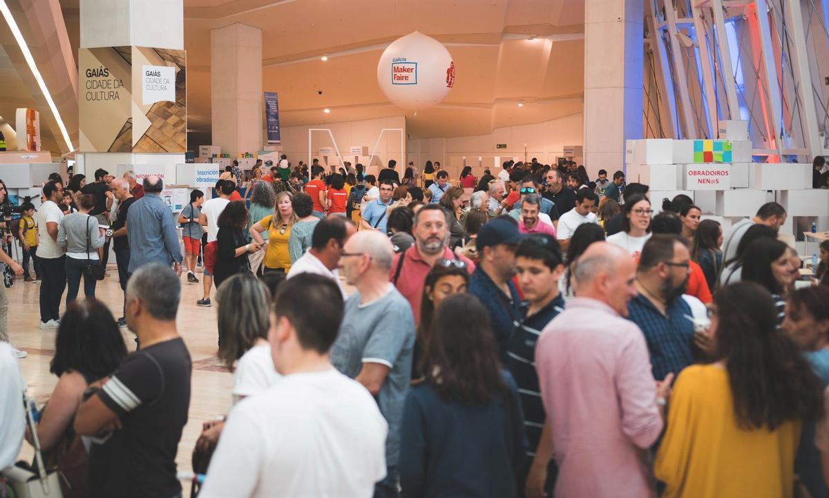 Imaxe dunha edición anterior do Maker Faire Galicia