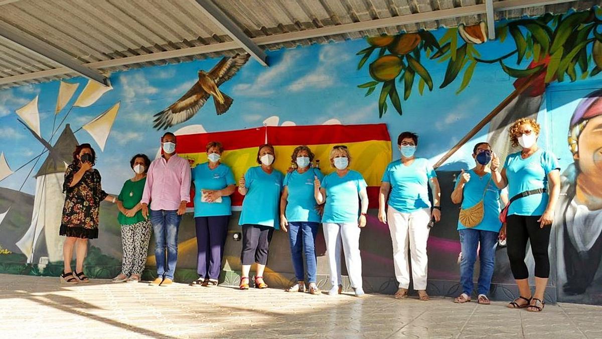 Un mural en homenaje a las mujeres rurales en Galifa | A.C.