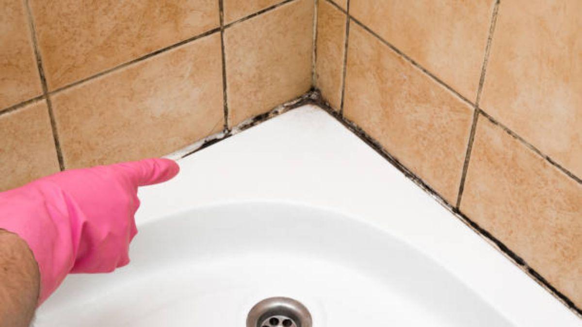 El truco de limpieza definitivo para quitar el moho negro de la silicona de la ducha o bañera