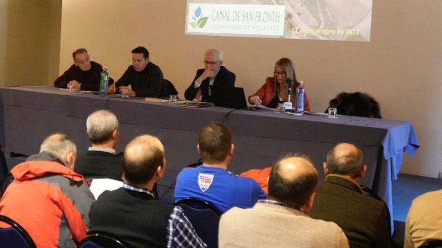 El coste energético, caballo de batalla para los regantes del canal San Frontis de Zamora