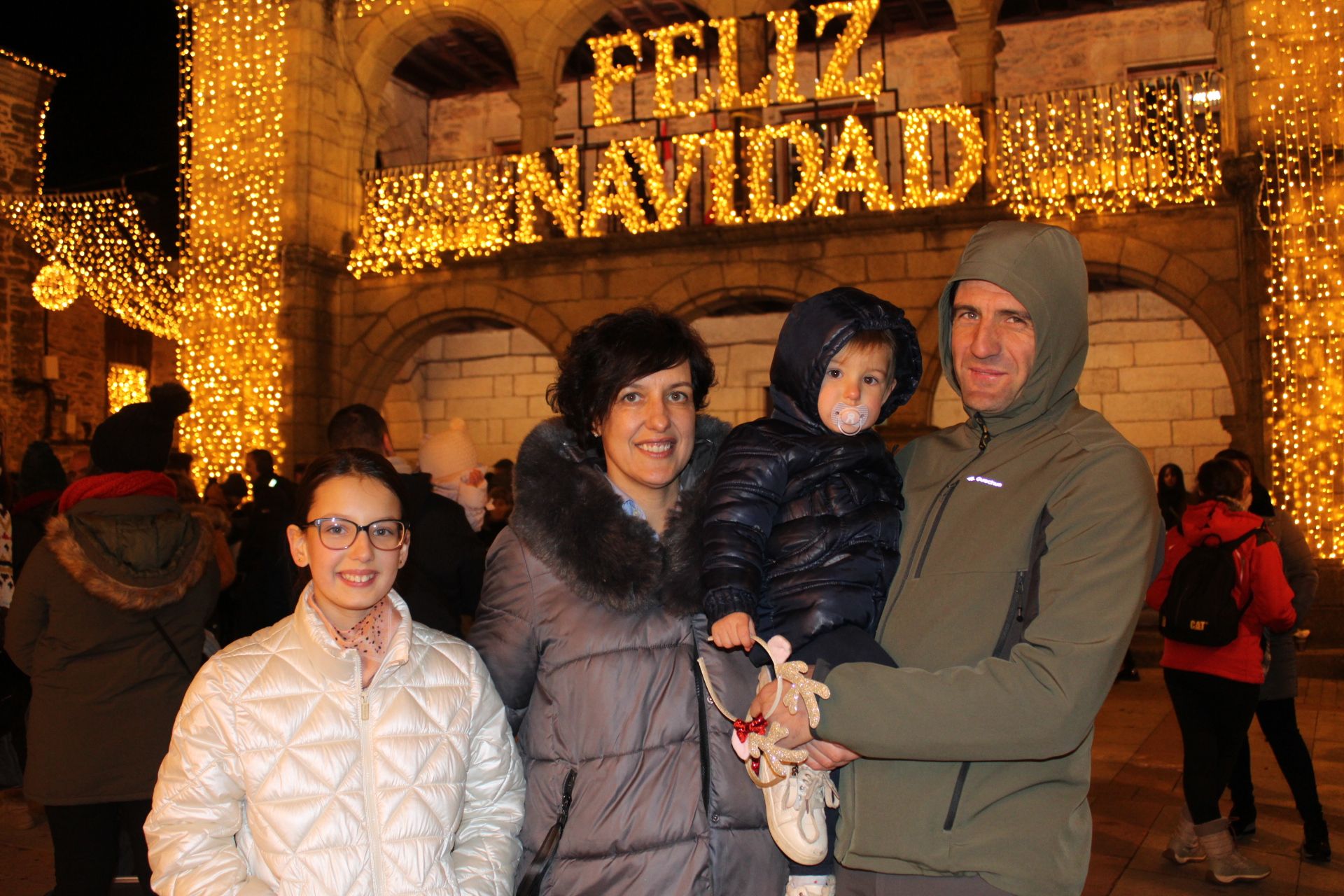 Encendido de las luces navideñas en Puebla de Sanabria