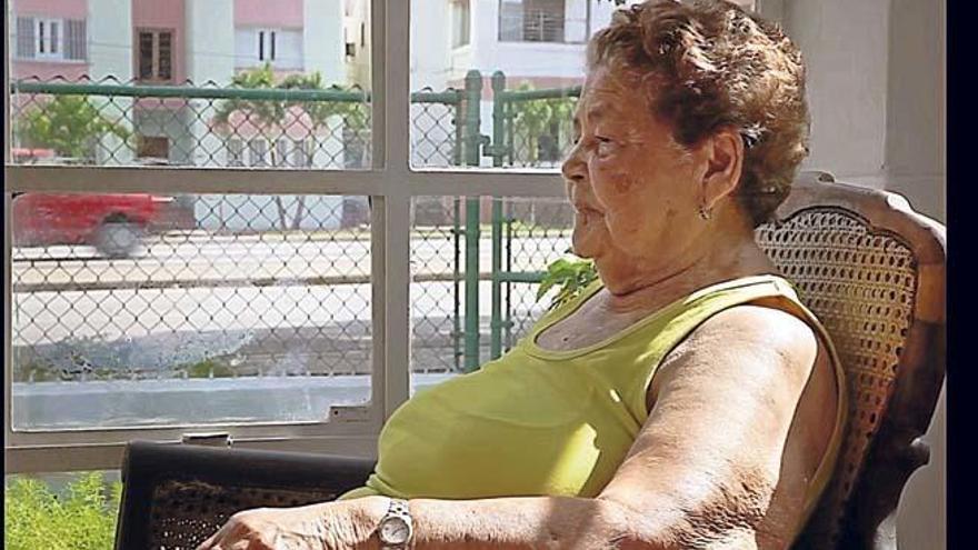 Marina Pérez protagonizó el documental cuando contaba 85 añosm, hoy tiene 90.