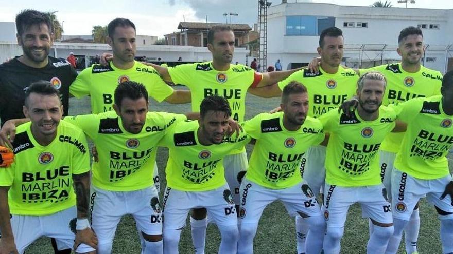 Primer once inicial del CD Ibiza en Tercera División