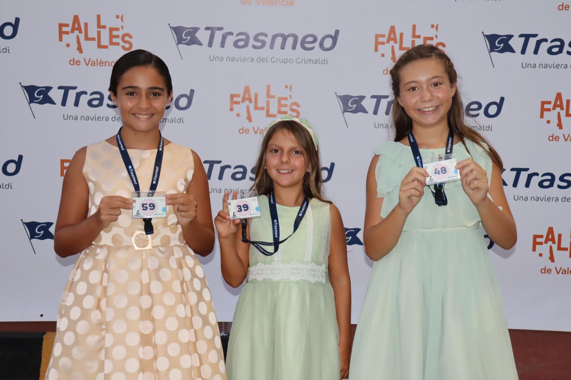 Los "números de la suerte" de las candidatas a Fallera Mayor Infantil de València 2025