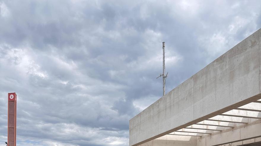 Estado de las obras paralizadas de la estación de Tavernes