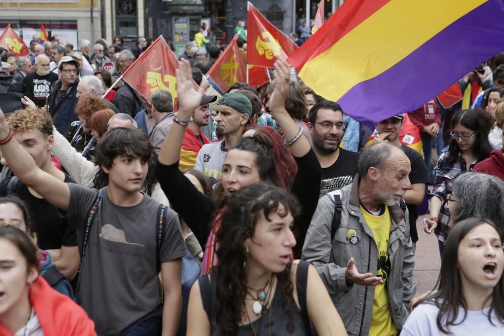 Las protestas en la plaza de La Escandalera