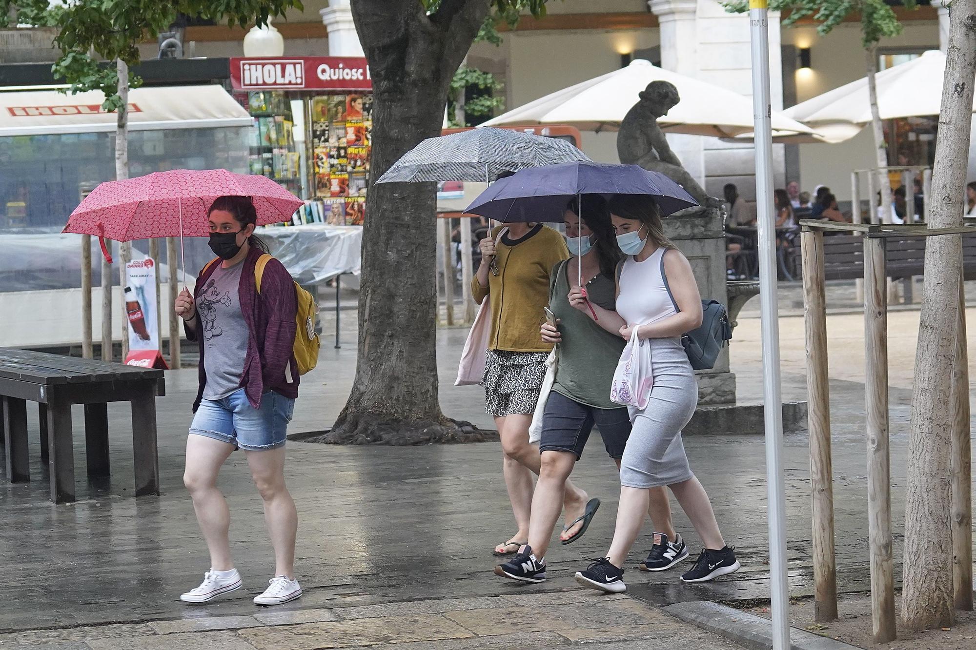 Tarda de tempestes a les comarques gironines