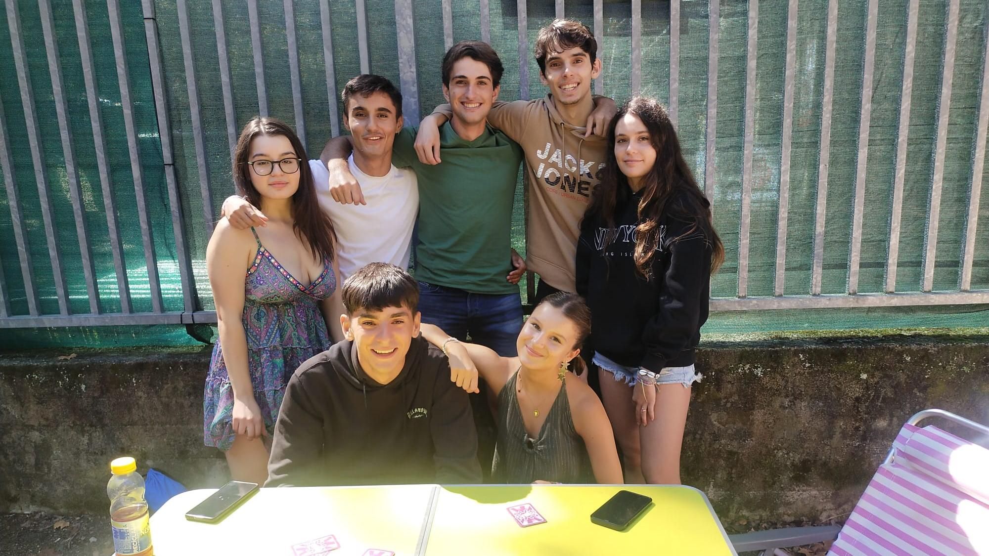 Adrián, Lucas, Pablo, Olalla, Martín, Marian y Ainara: "