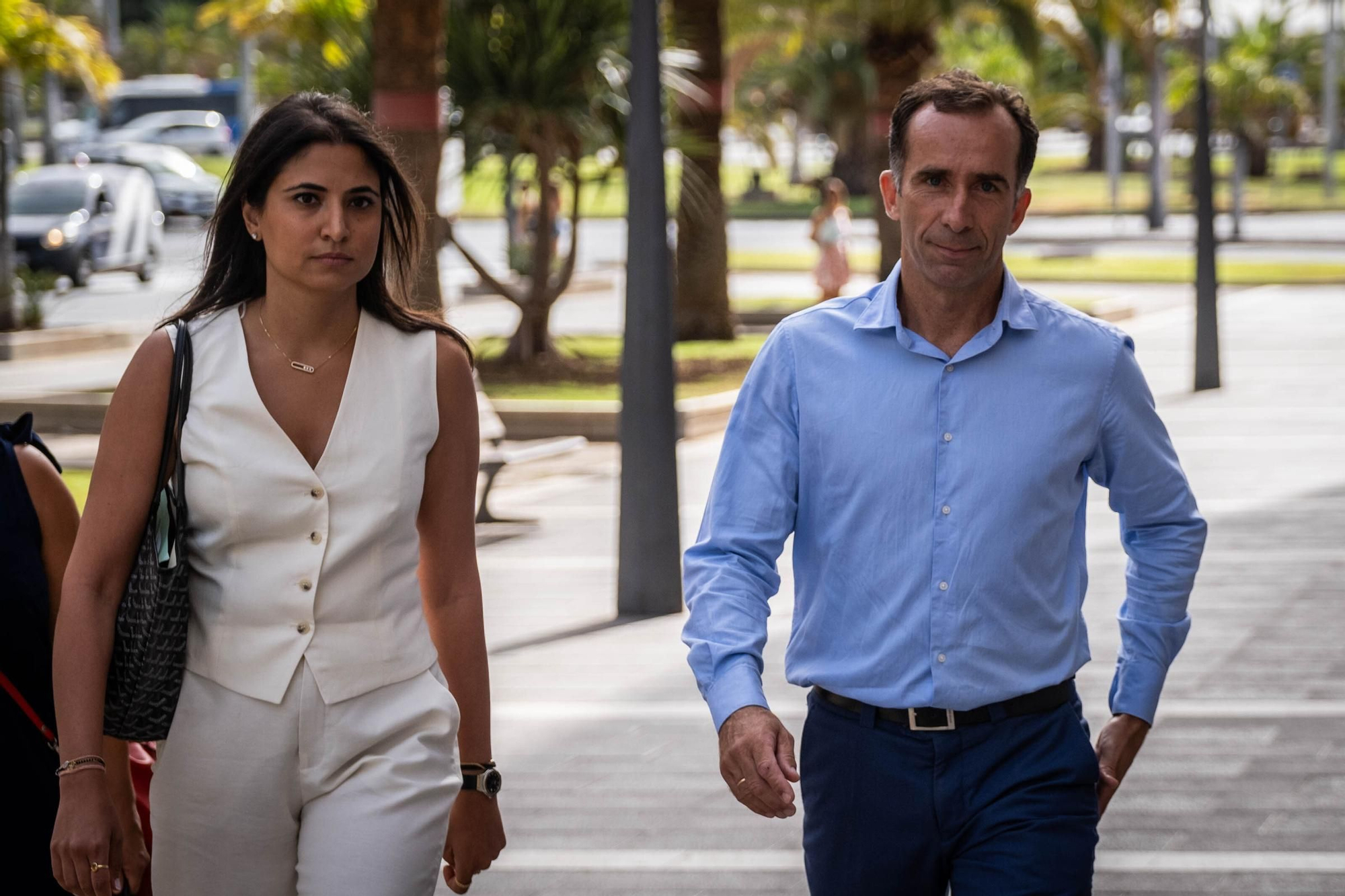Statement by Álvaro de la Bárcena and the head of the Livestock and Agriculture Service
