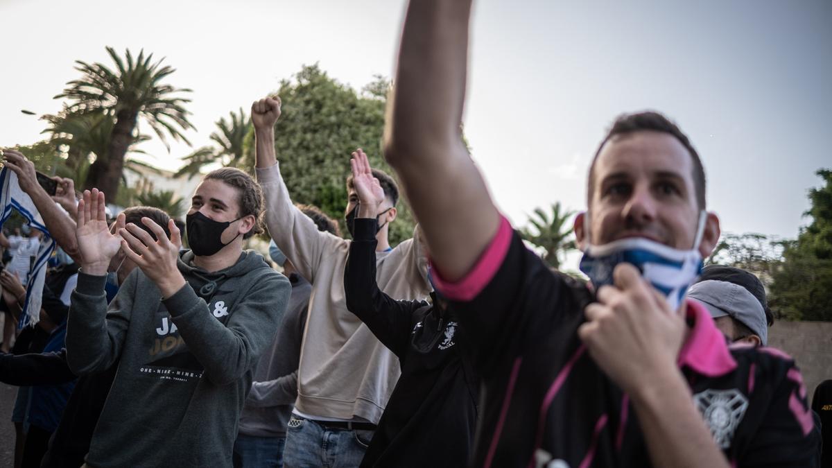 Ambiente del derbi canario de la pasada campaña.