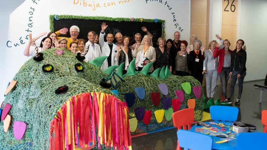 Puff, el dragón mágico del hospital de Dénia