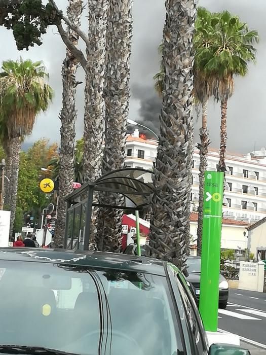 Declarado un incendio en el Hotel Internacional de Puerto de la Cruz - La  Provincia