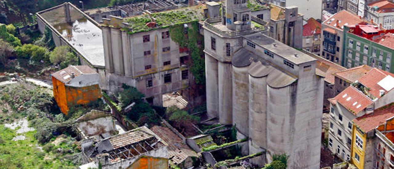 Imagen aérea del complejo de La Panificadora // Marta G. Brea