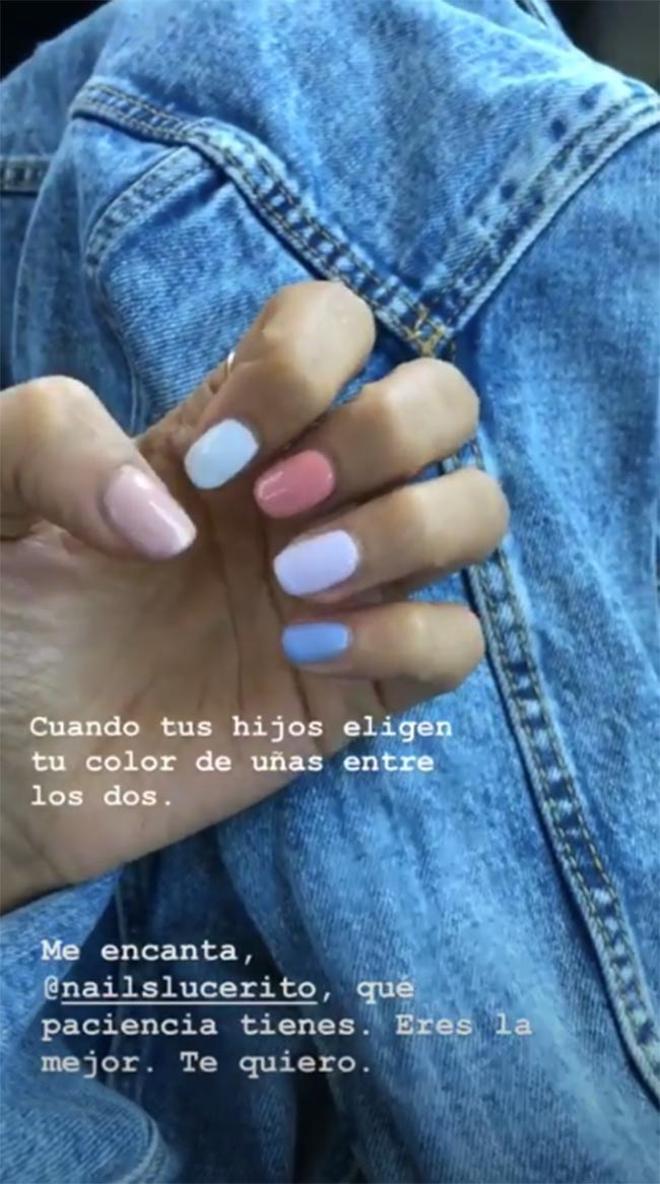 Manicura pastel de Sara Carbonero