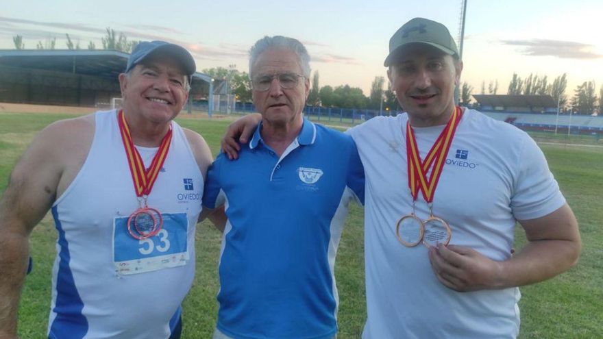 El Club San Mateo de Oviedo suma cuatro medallas en el campeonato de España de atletismo adaptado
