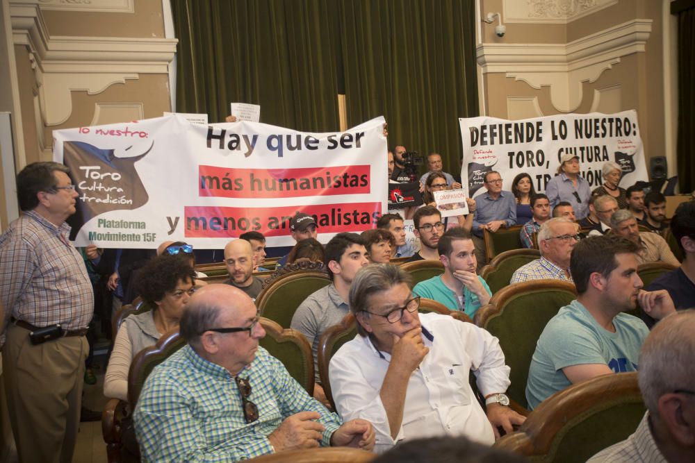 Bronca taurina en el pleno de Castelló