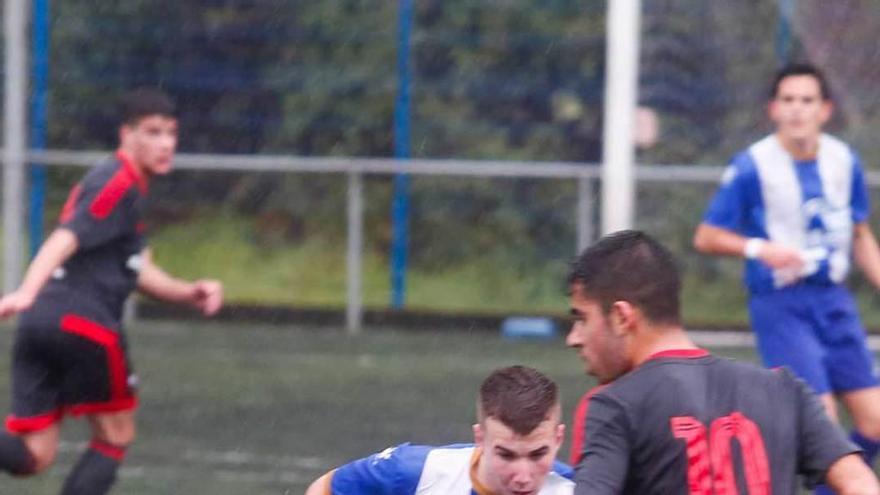 El partido del Avilés juvenil y el Celta de la pasada jornada.