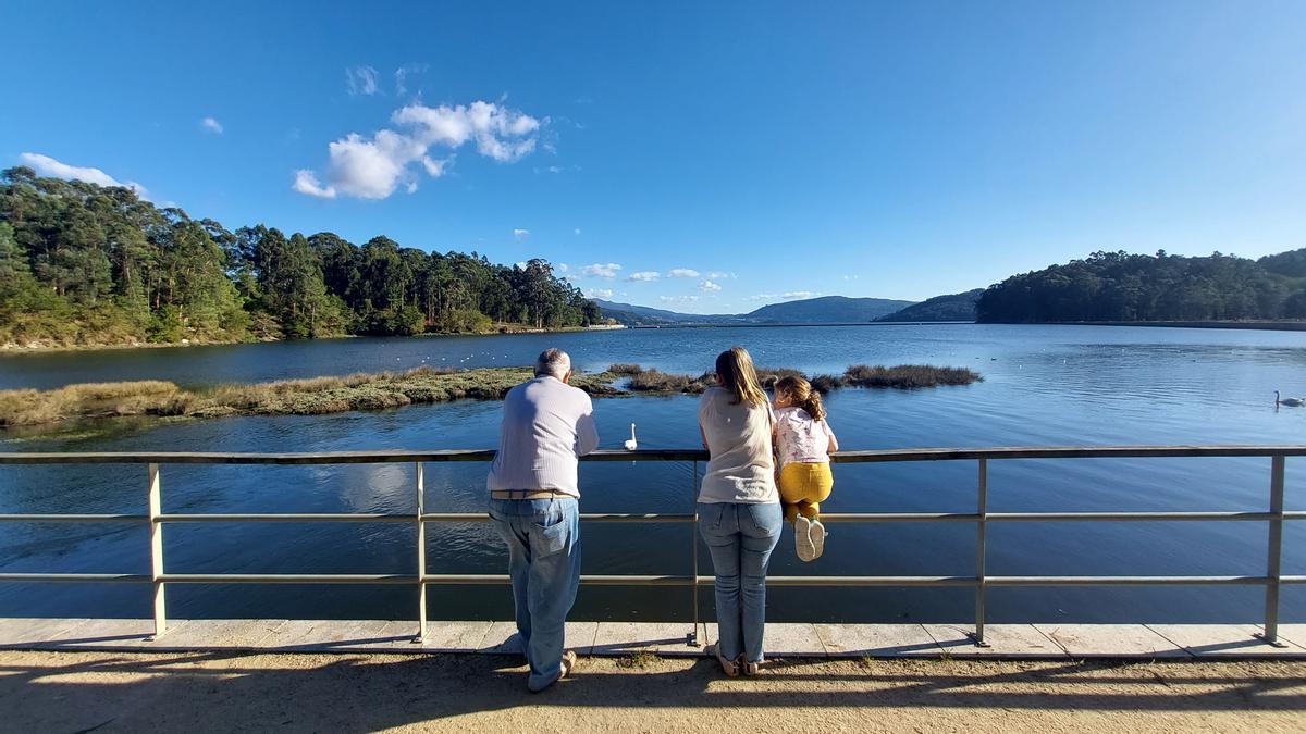 Vista de una de las zonas de las Salinas do Ulló.