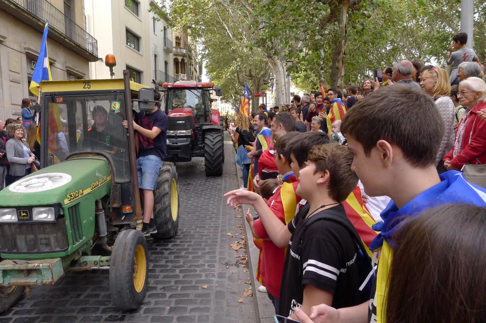 Tractorada i concentració a Figueres