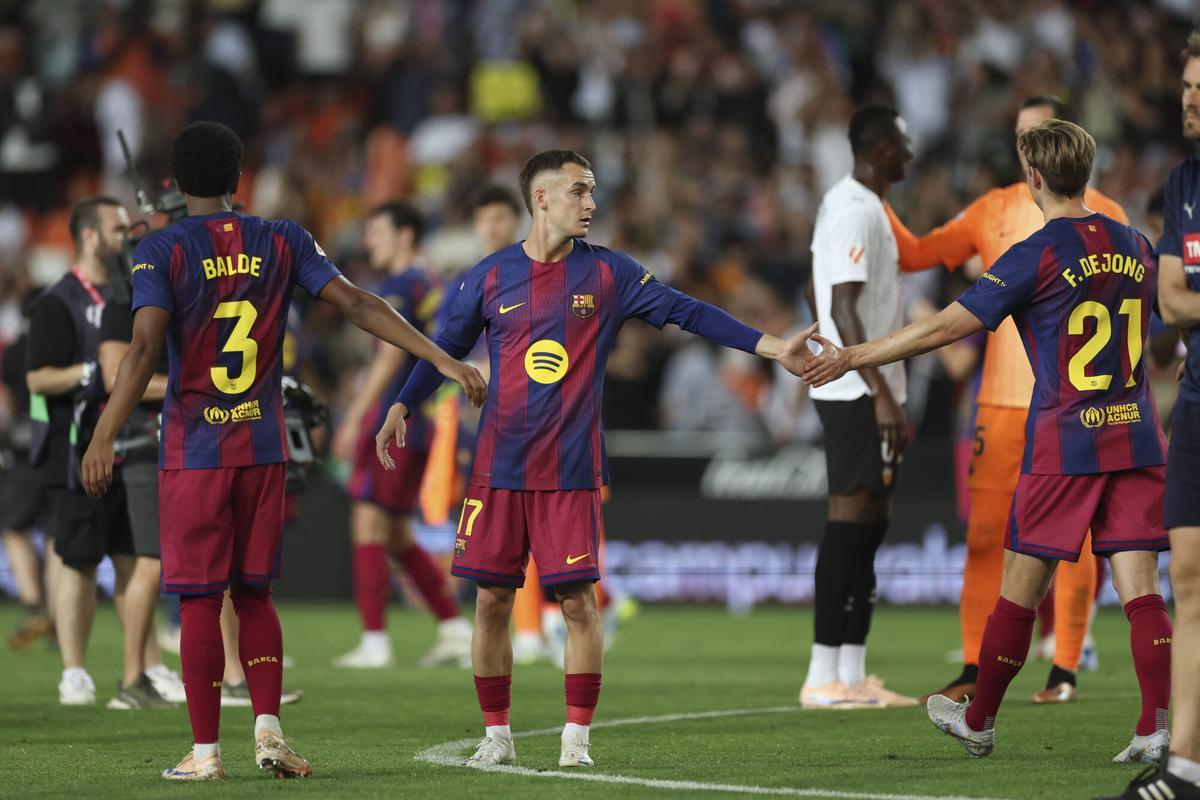 De Jong, en un partido con el Barça