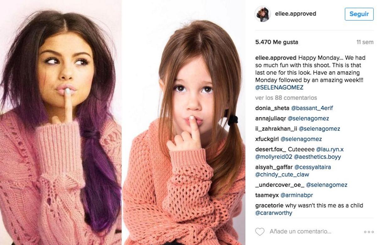 Conoce a la mini Selena de instagram