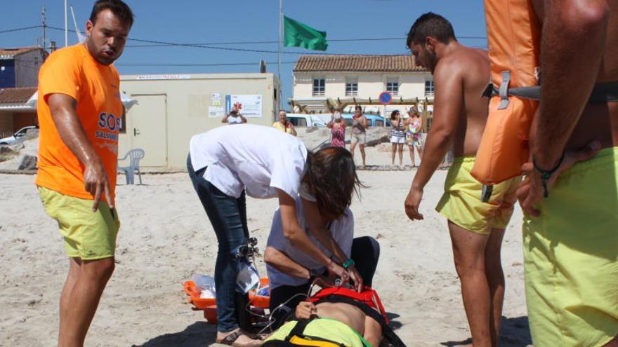 Almassora prepara sus playas para el simulacro de rescate de bañistas
