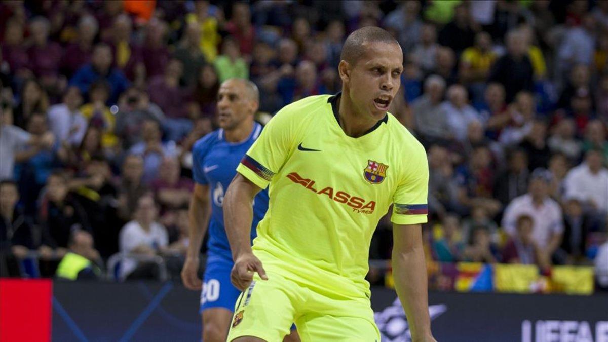 Ferrao en un partido con el Barça Lassa