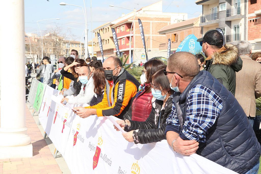 Así ha sido la salida de la Vuelta a Murcia en Fortuna