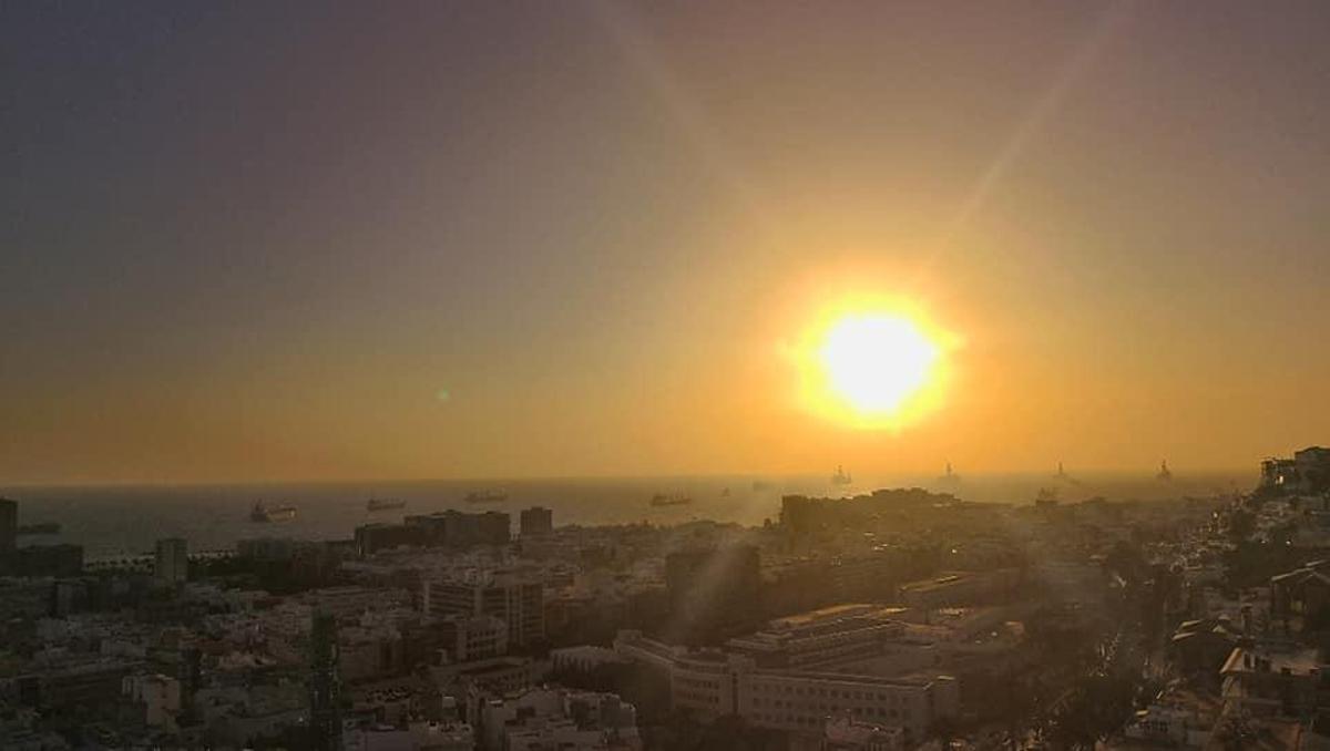 Primer amanecer de 2019 en Las Palmas de Gran Canaria