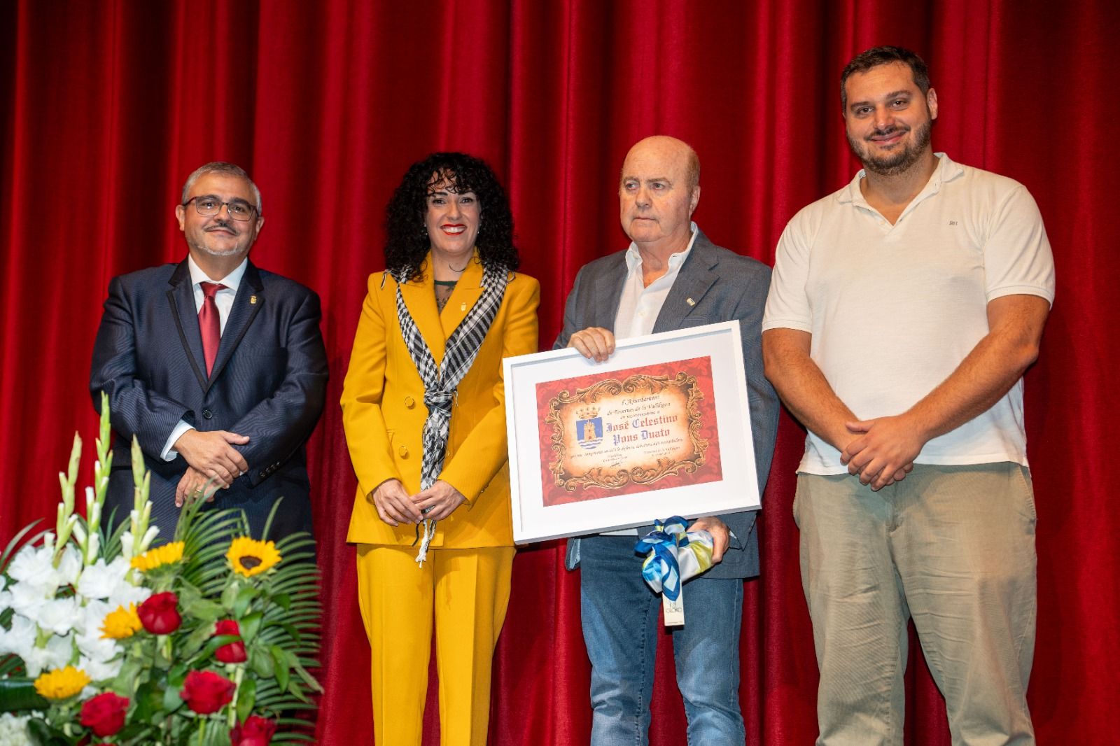 Las fotos del acto institucional del 9 d'Octubre en Tavernes de la Valldigna