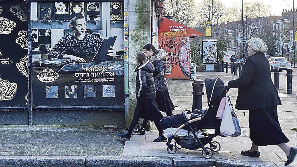 Una calle de Stamford Hill, en Londres.