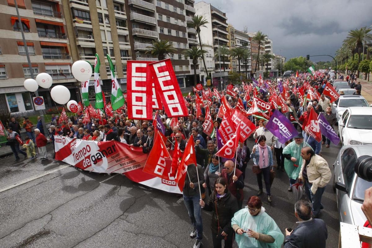 Primero de Mayo reivindicativo en las calles cordobesas