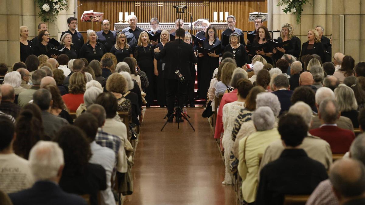 Un momento del recital.