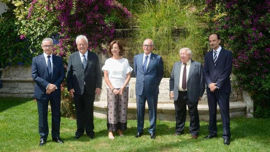 Isidro Callejo, Mario Orjales, Pilar Millán, Jaime Olmedo, Carlos González y Jose Mª Landín. // Rafa Vázquez